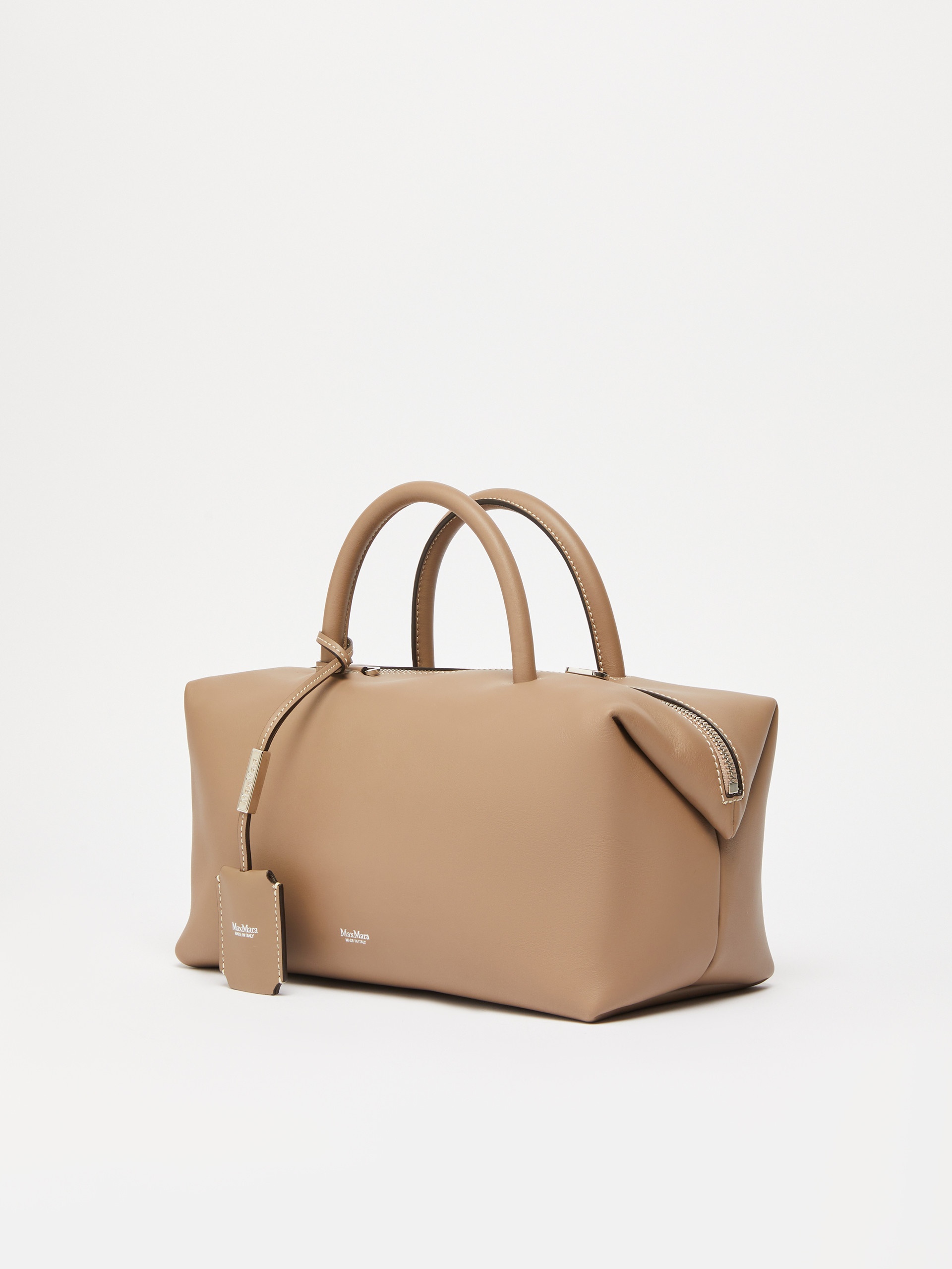 HOLDALLM Medium shiny leather satchel bag - 2