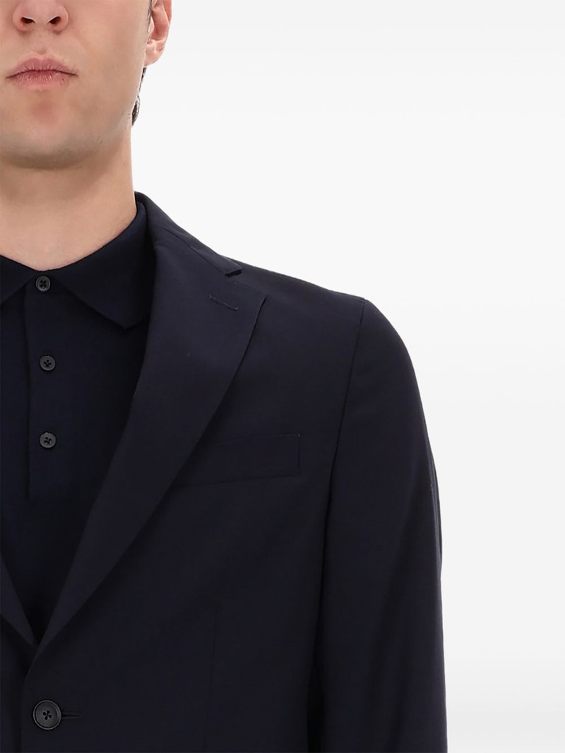 BOSS button virgin wool blazer outlook