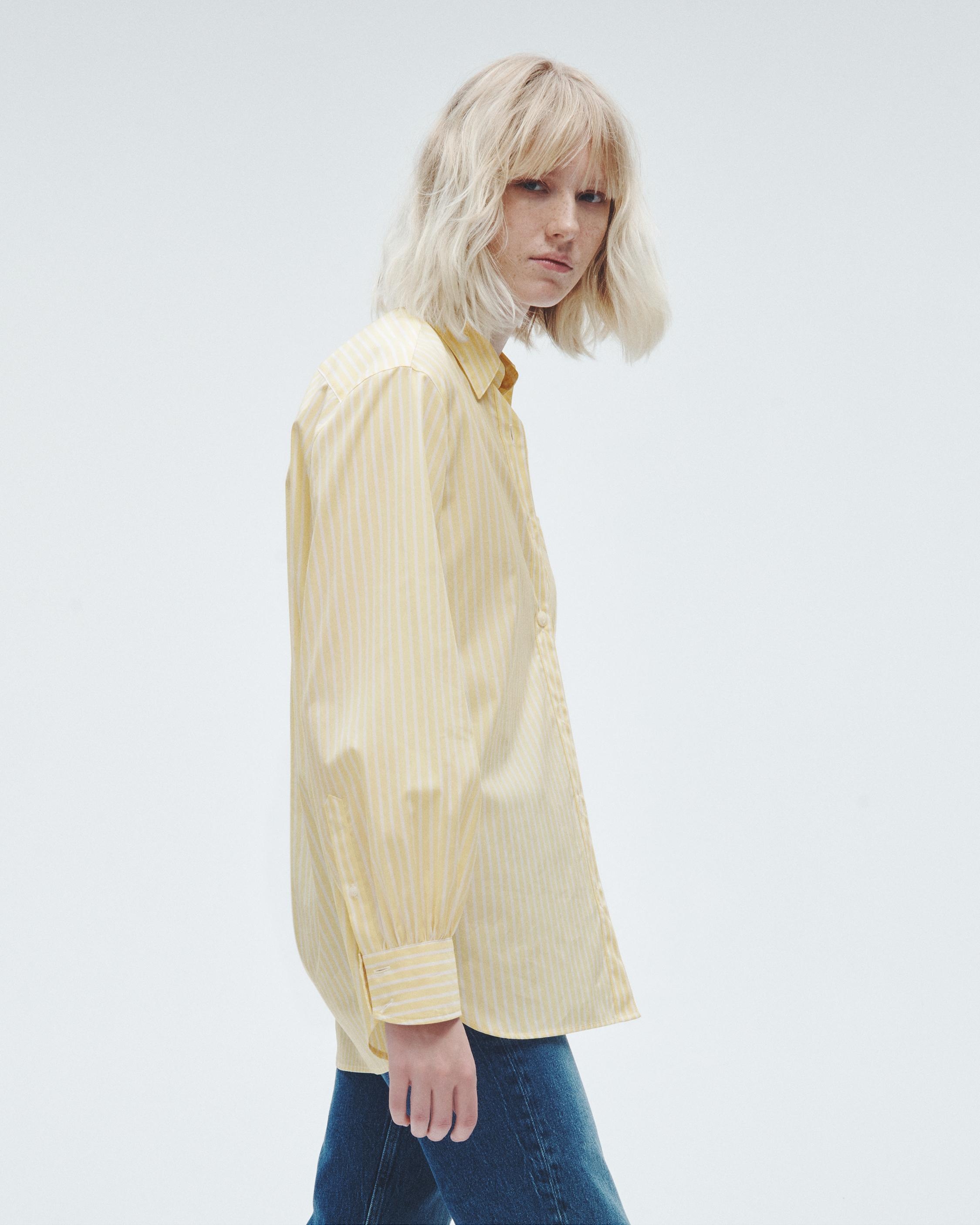 Maxine Cotton Poplin Shirt
Classic Fit Button Down - 4