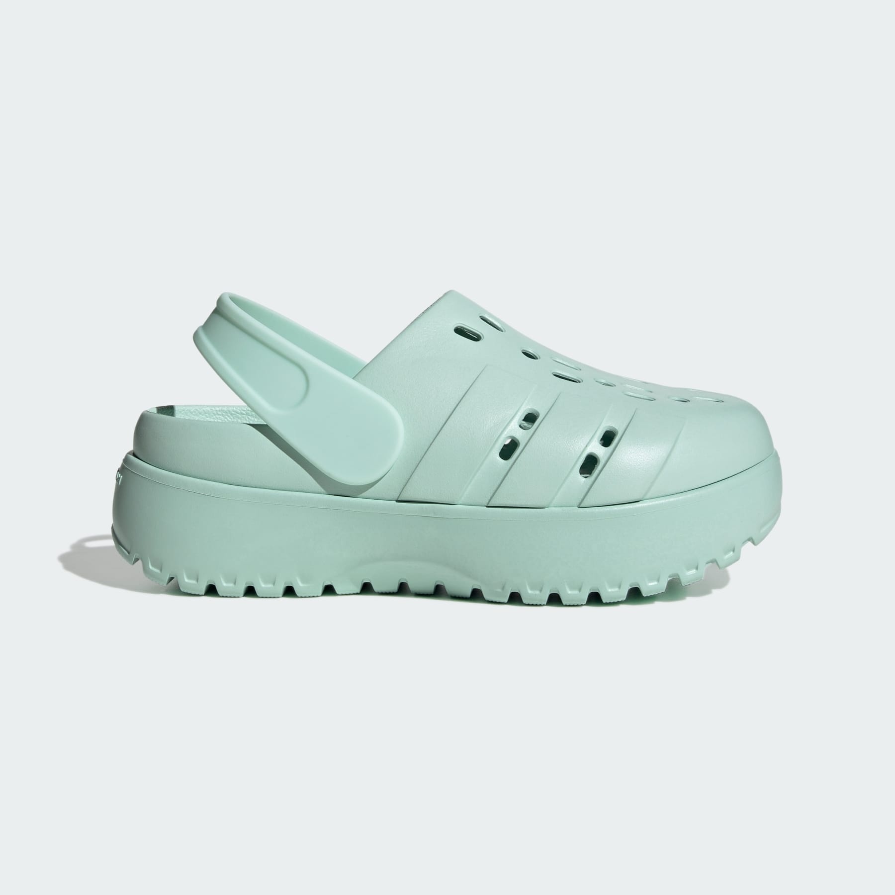 ★adidas★ Adilette platform clog JR2626 Adidas Adilette Platform Clog Women's Fashion Sneakers Shoes