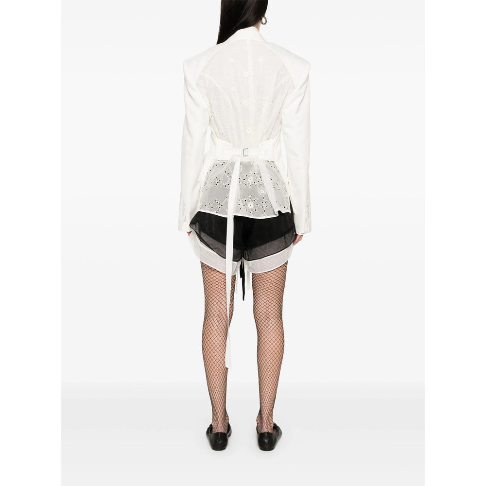 Ann Demeulemeester White Jackets - Blazers Women - 5