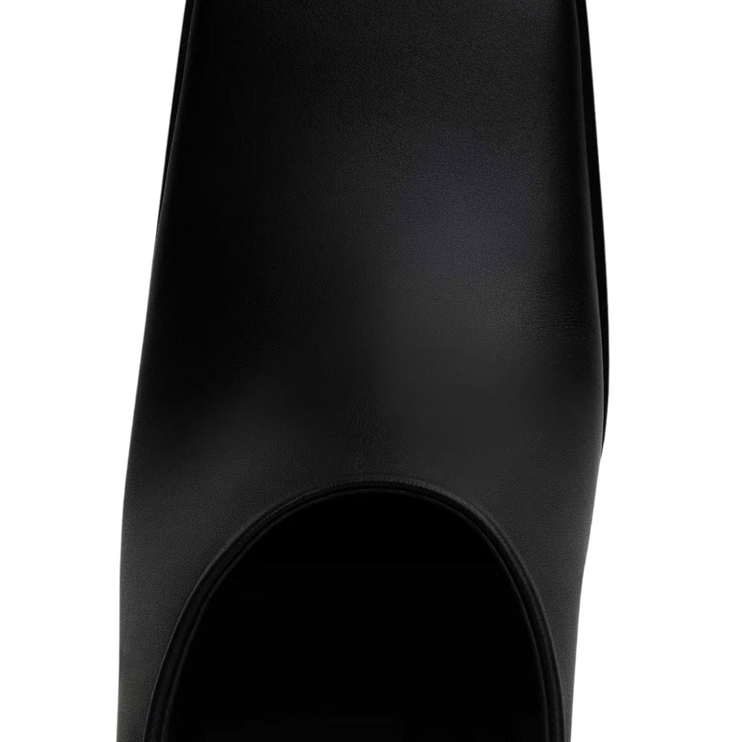Mules 90 Shiny Calfskin - 4