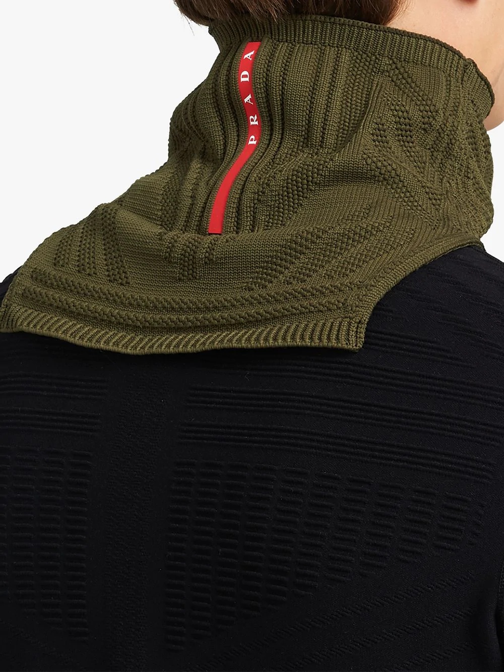 technical knit neck warmer - 3