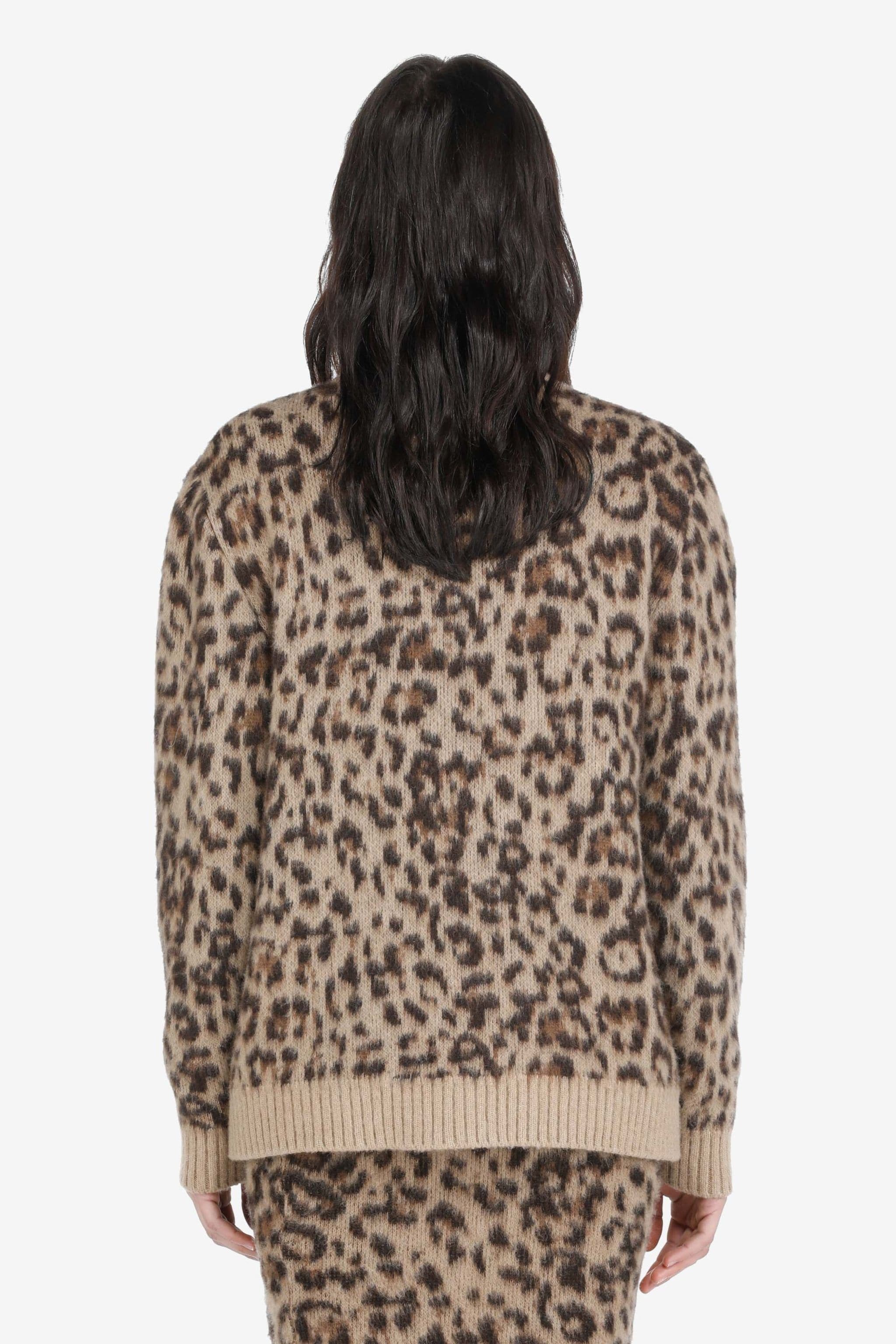 LEOPARD-JACQUARD SWEATER - 2