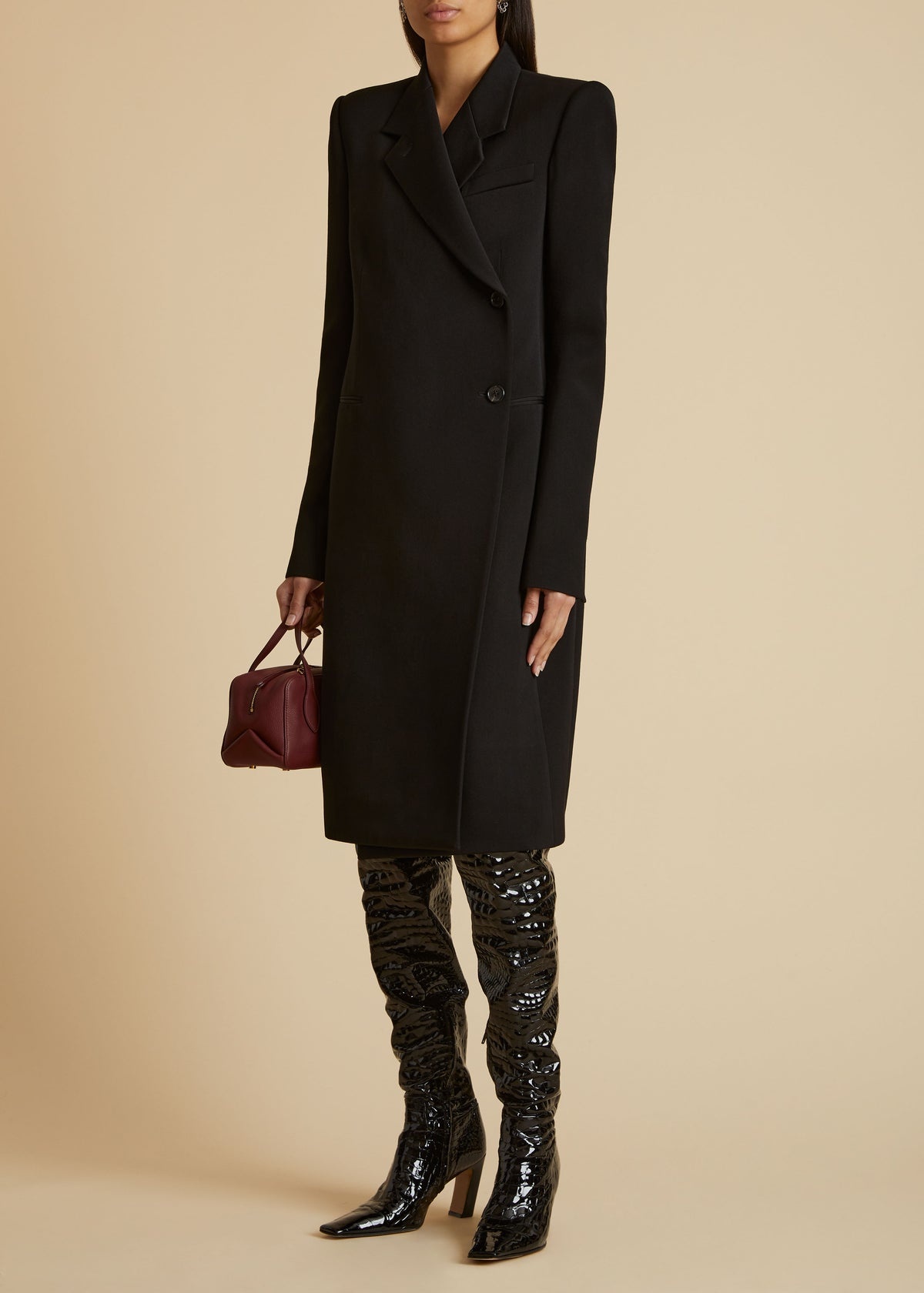 【関税込み】KHAITE KENTO COAT KHAITE The Kento Trench Coat | Black | FARFETCH