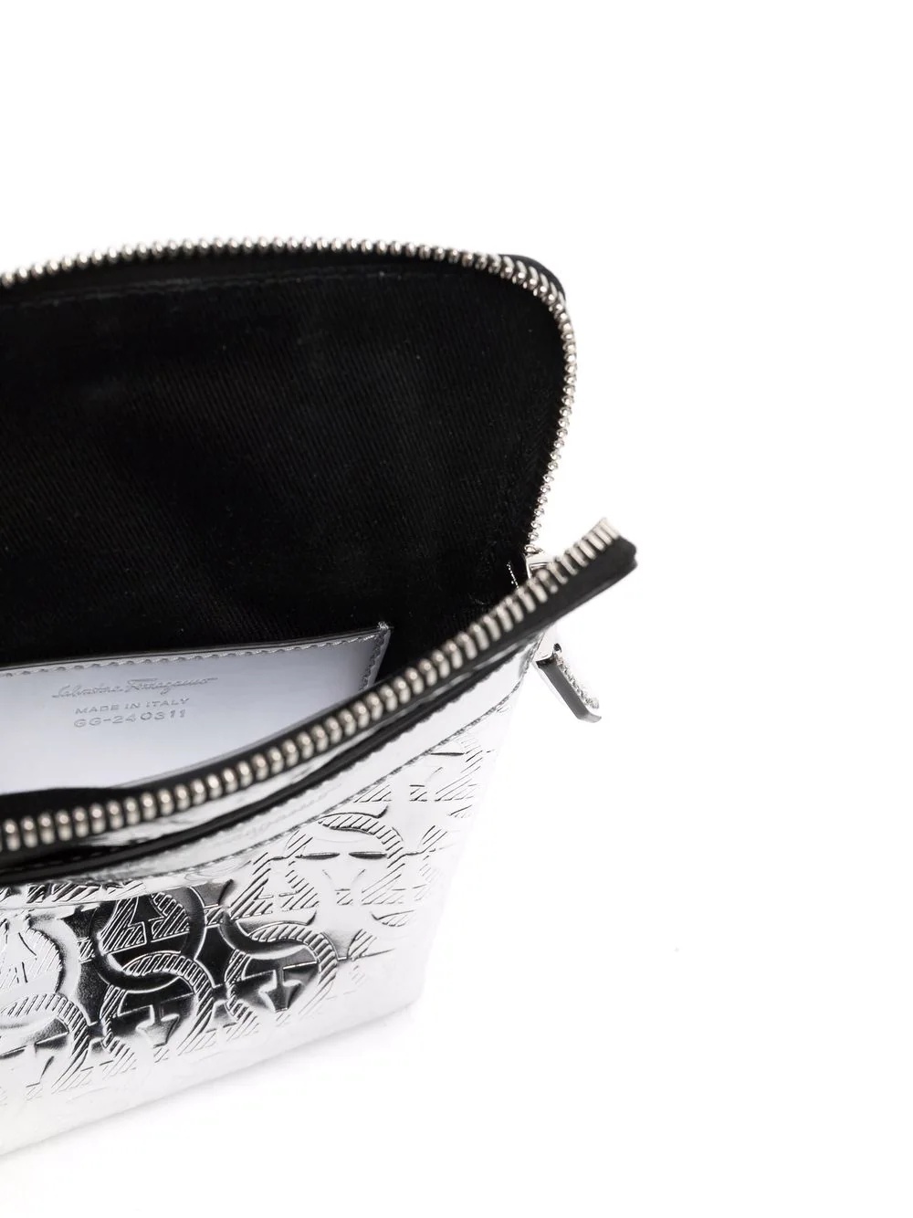 Gancini metallic crossbody bag - 5