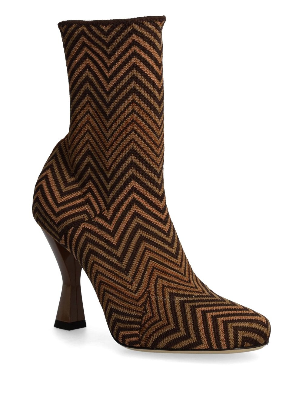 zigzag-pattern boots - 2
