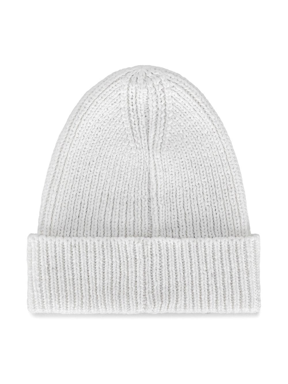 embroidered-logo cotton beanie - 2