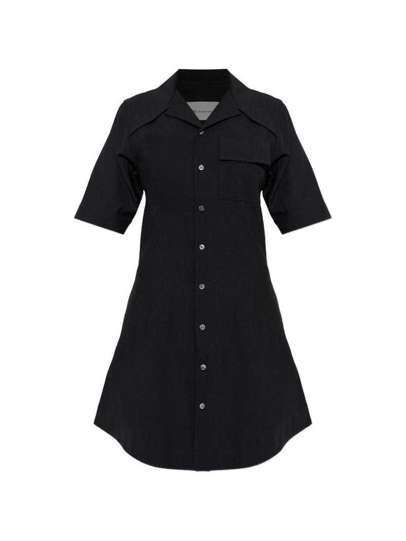 button short-sleeve dress 1