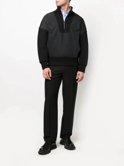 Neil Barrett half-zip sweatshirt outlook