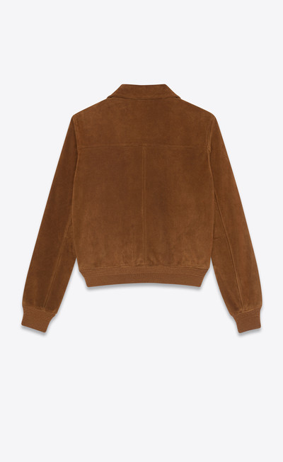 SAINT LAURENT 70s jacket in vintage suede outlook