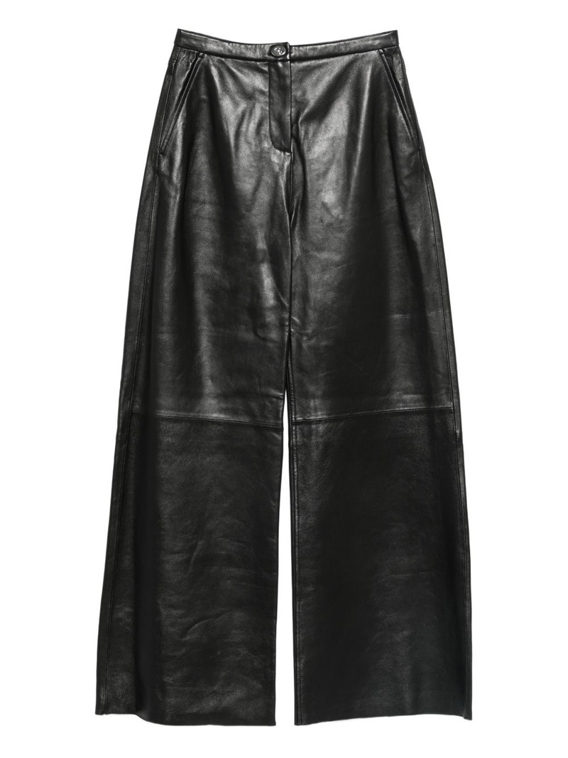 panelled leather trousers 1