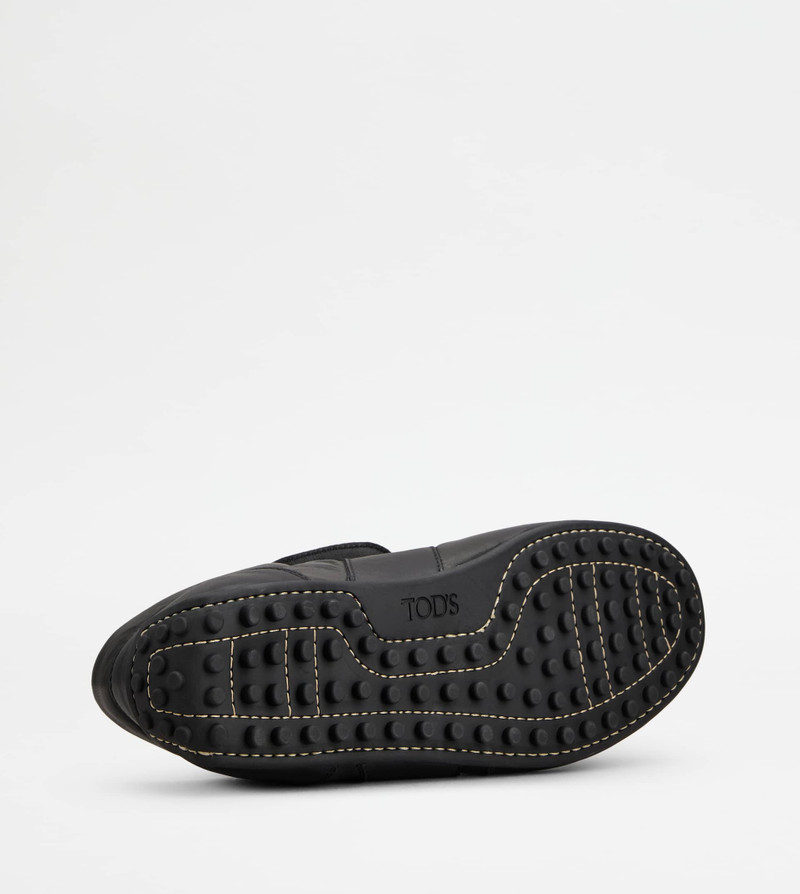 TOD'S T-MARATHON SNEAKERS IN LEATHER - BLACK 4