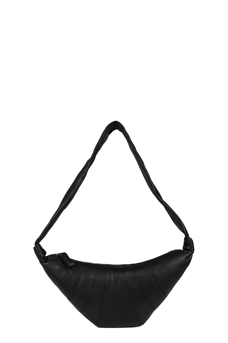 Lemaire MEDIUM CROISSANT BAG / BLK outlook