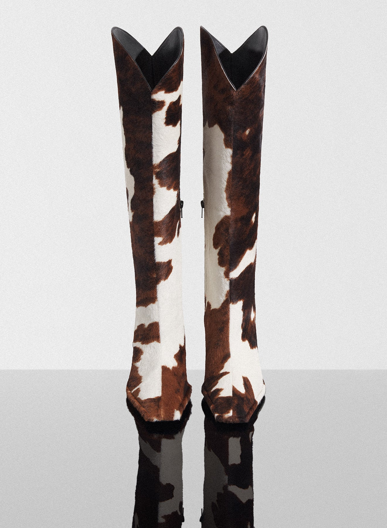 cowhide Santiag boots - 4