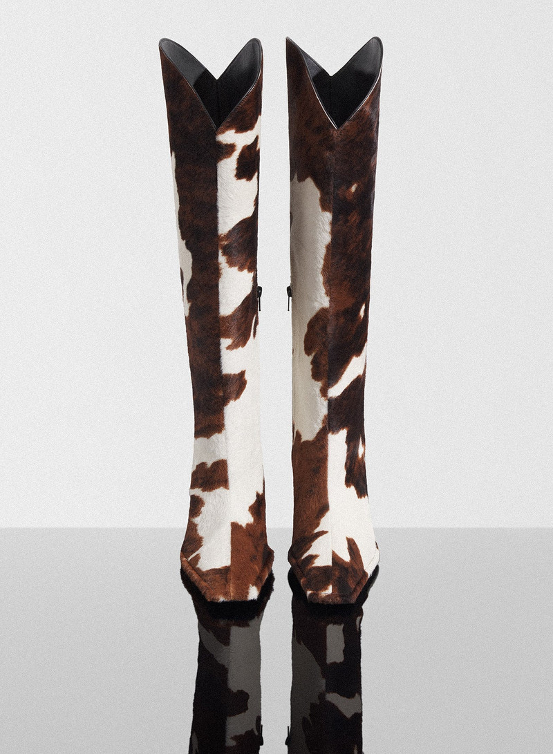 cowhide Santiag boots 4