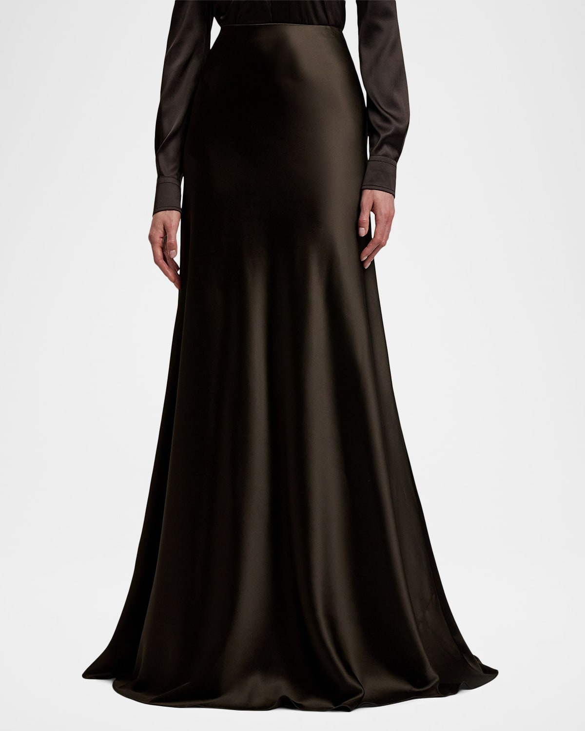 Masina Satin Maxi Skirt - 4