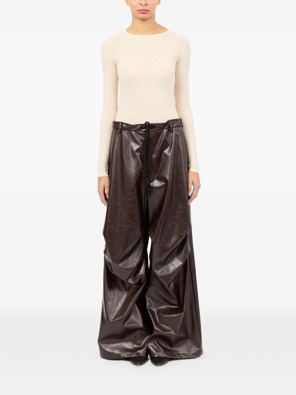 draped trousers - 2