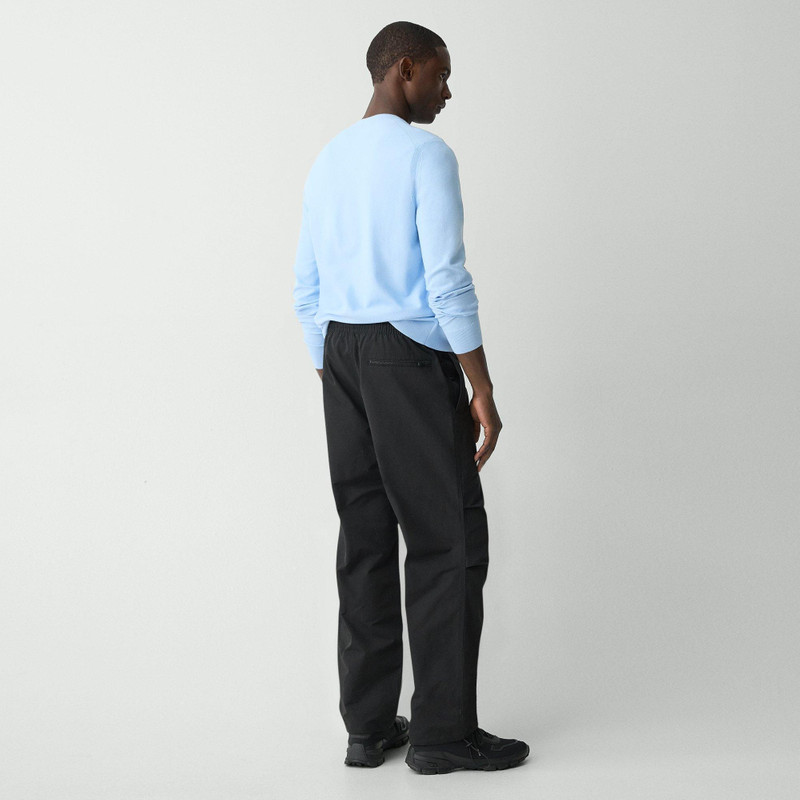 Theory Wide-Leg Drawstring Pant in Cotton-Blend outlook
