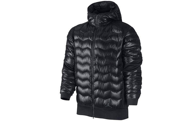 Air Jordan protection against cold Stay Warm hooded down Jacket 807948-010 - 3