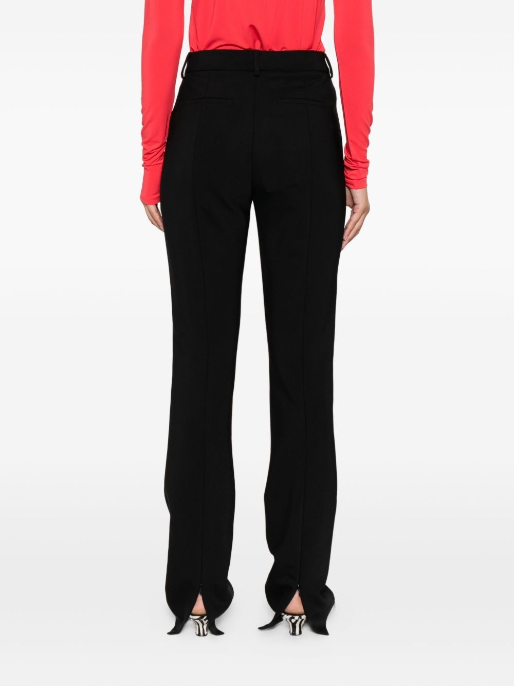 straight-leg trousers - 4