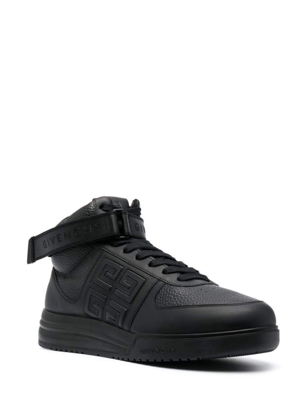 G4 logo-patch hi-top sneakers - 2