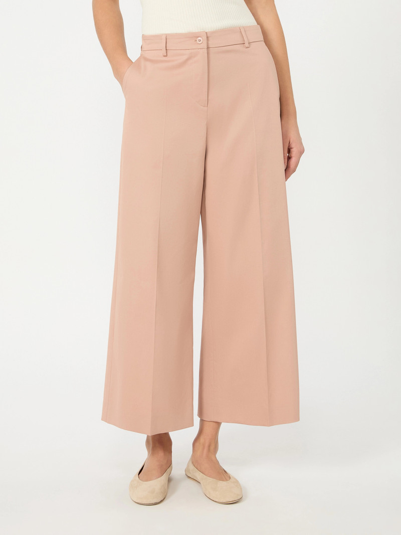URIAL Cotton satin trousers - ANTIQUE ROSE 3
