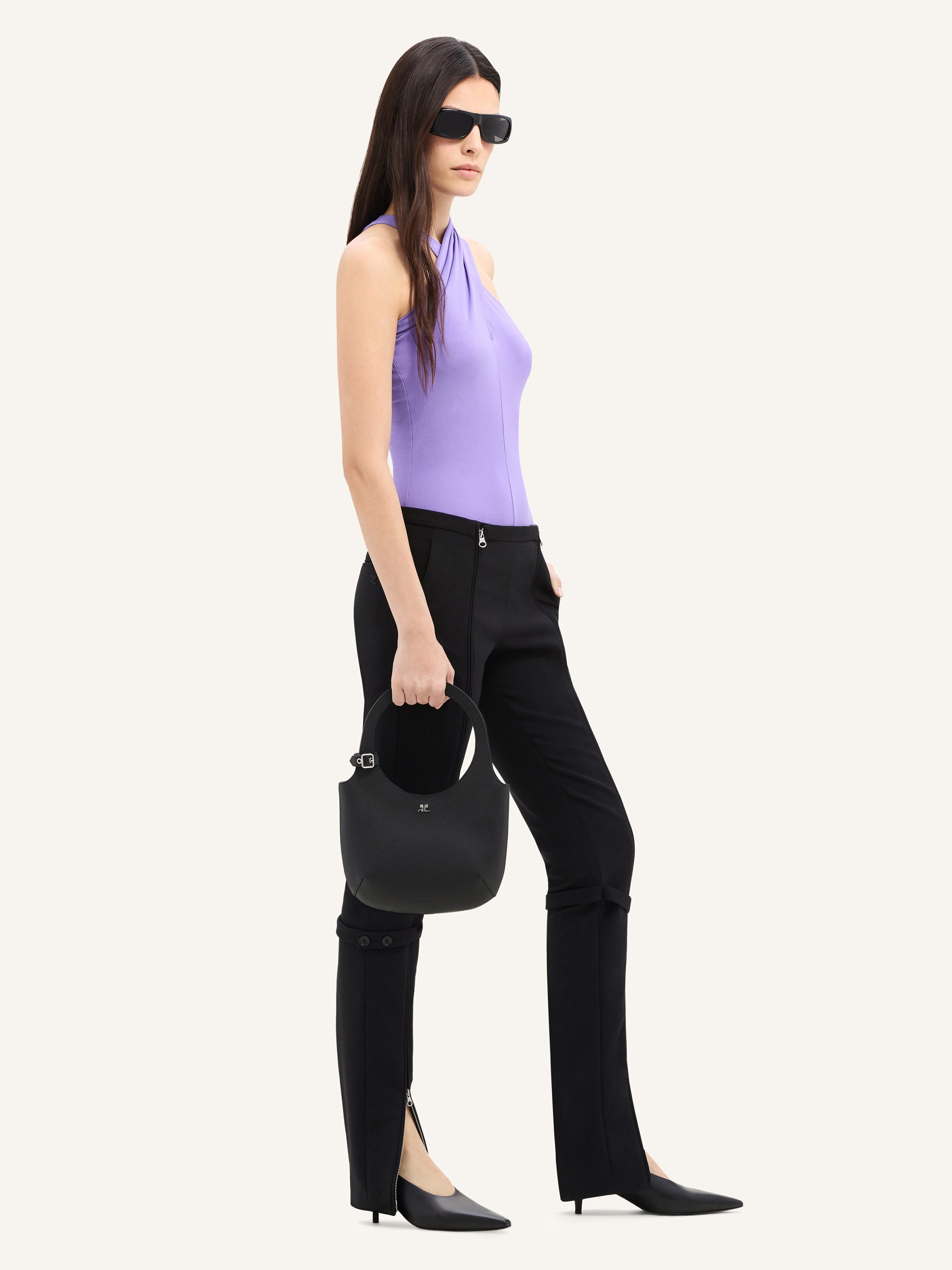 HOLY GRAINED LEATHER BAG - 7