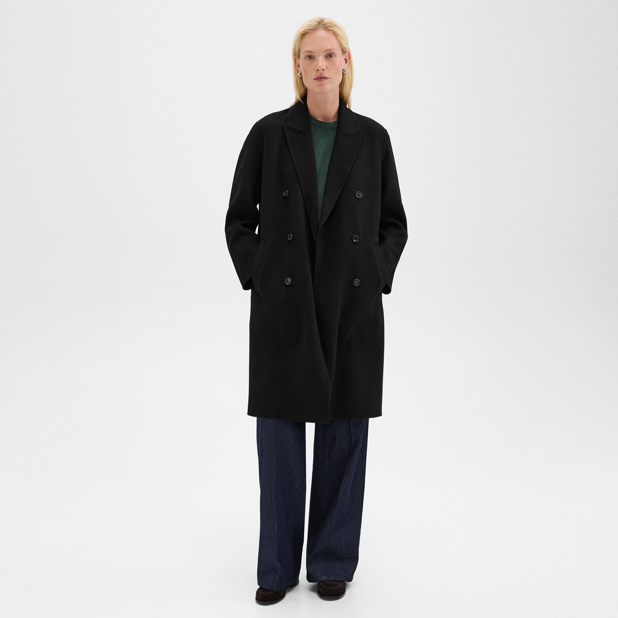 Double-Breasted Coat in Double-Face Wool-Cashmere - 3