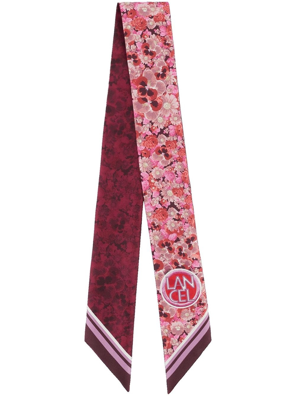 Roxane floral-print silk scarf - 1