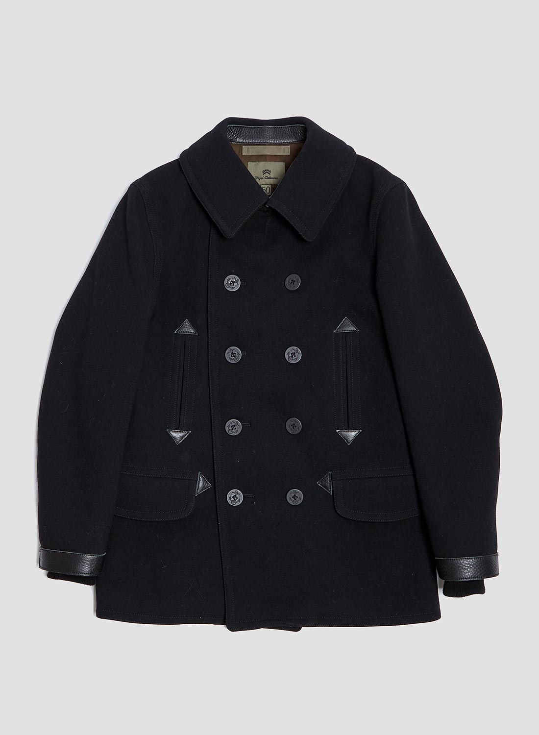 40's U.S. Navy Pea Coat in Black - 1