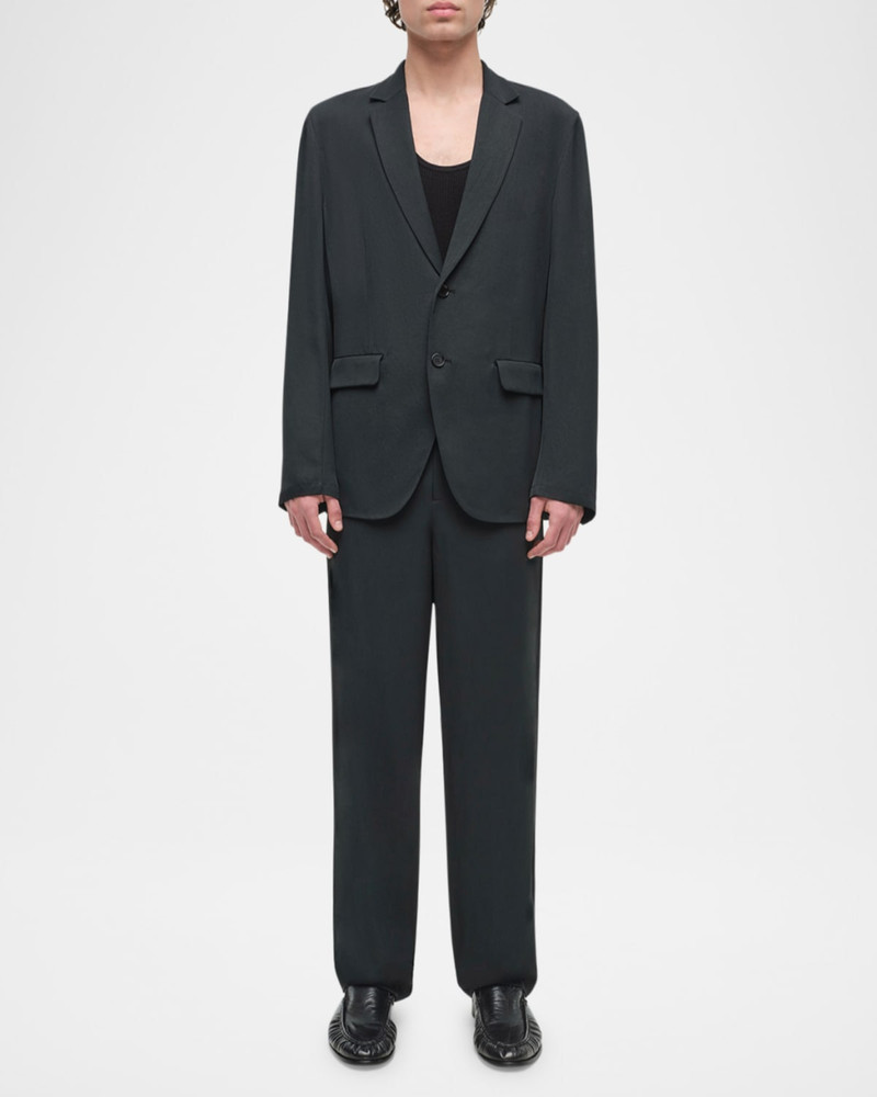 SIMKHAI Men's Soft Relaxed-Fit Blazer outlook