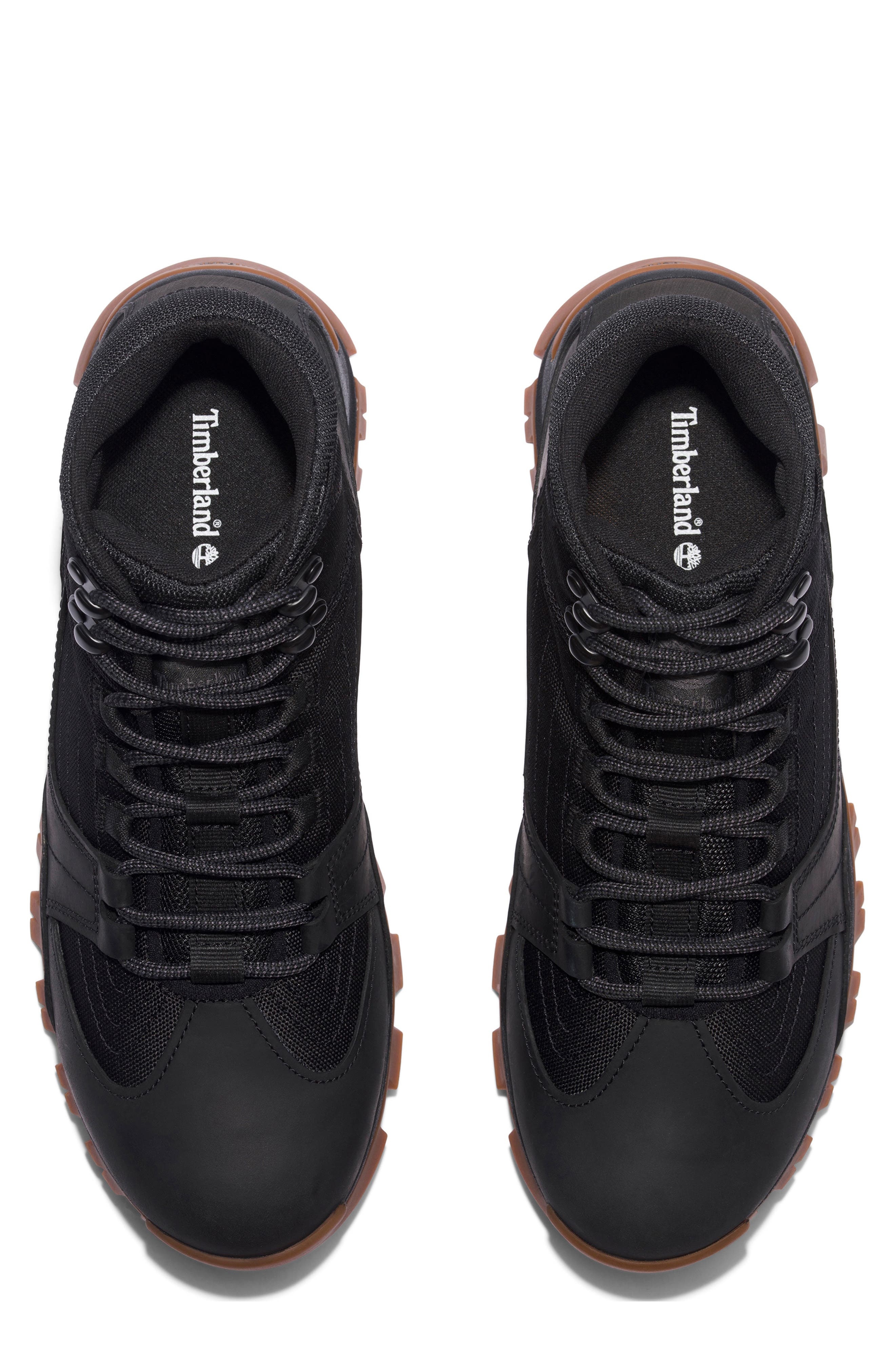 Timberland Mt. Maddsen Water Resistant Hiking Boot in Black Full Grain at Nordstrom - 4