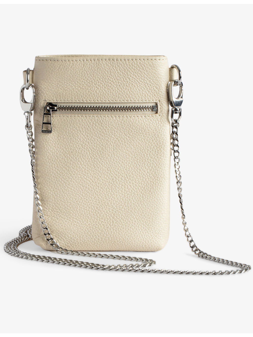 Rock Brand-Plaque Leather Phone Pouch - 3