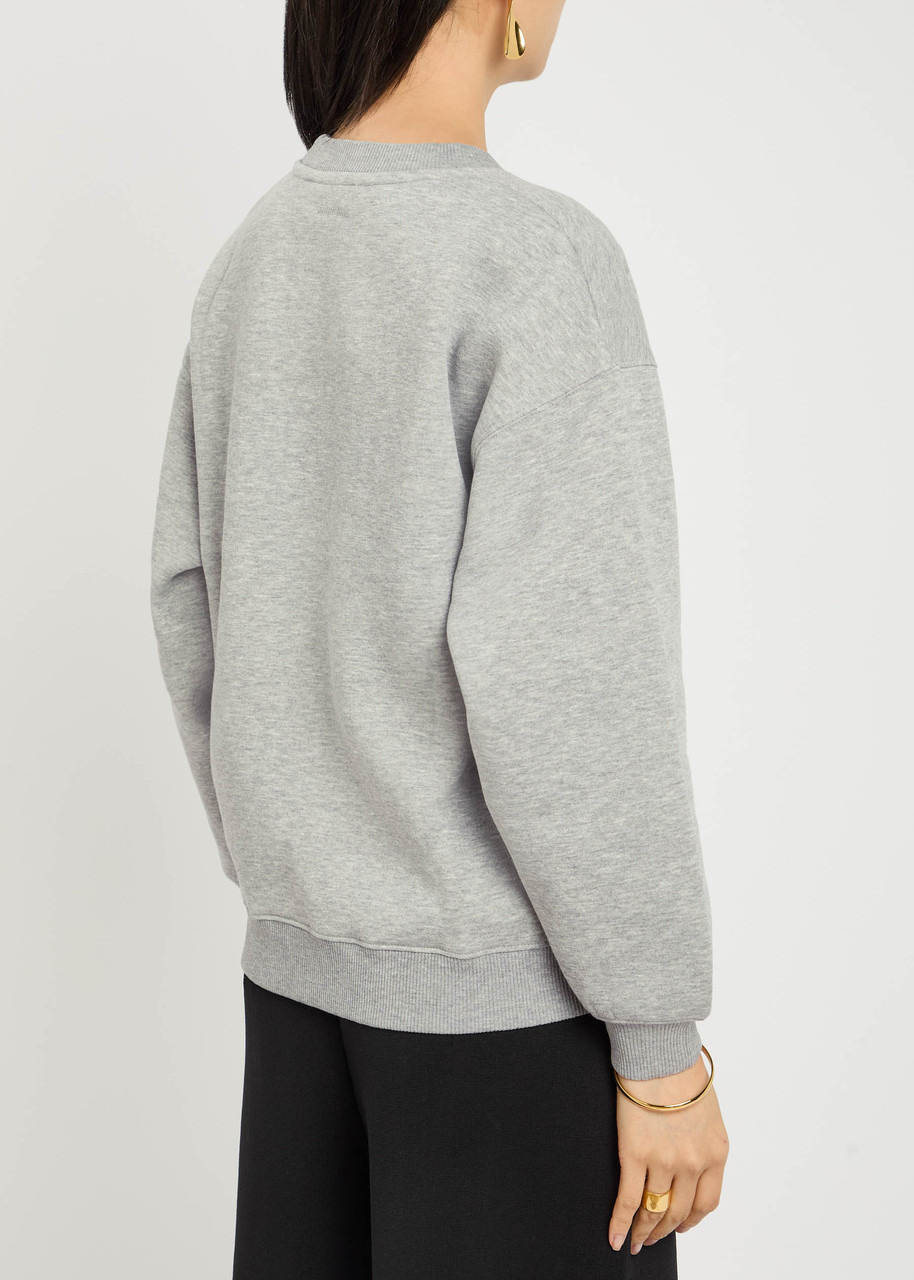Anine Bing Spencer Logo Cotton-blend Sweatshirt - 3