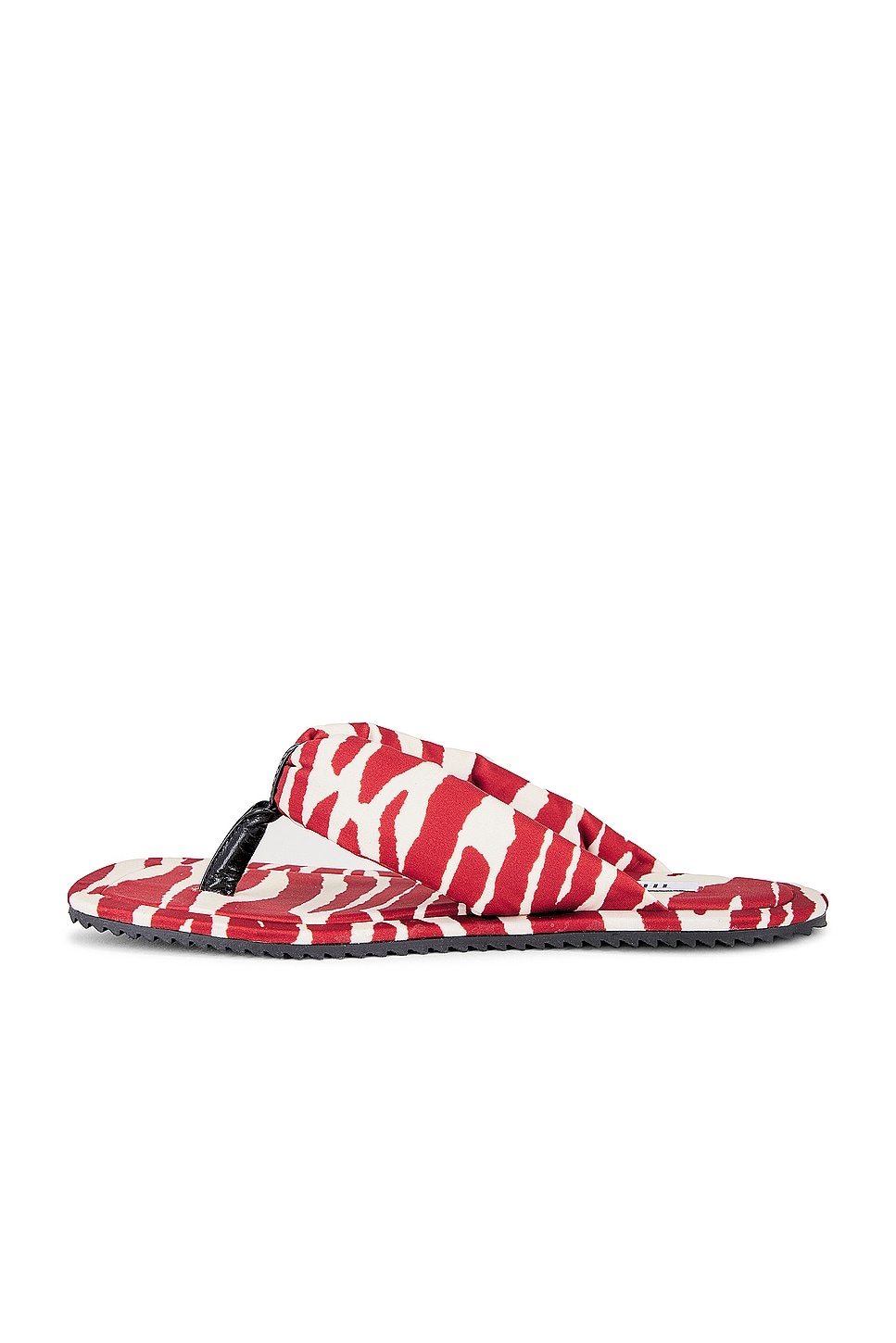 Zebra Printed Indie Flat Thong Sandal - 5