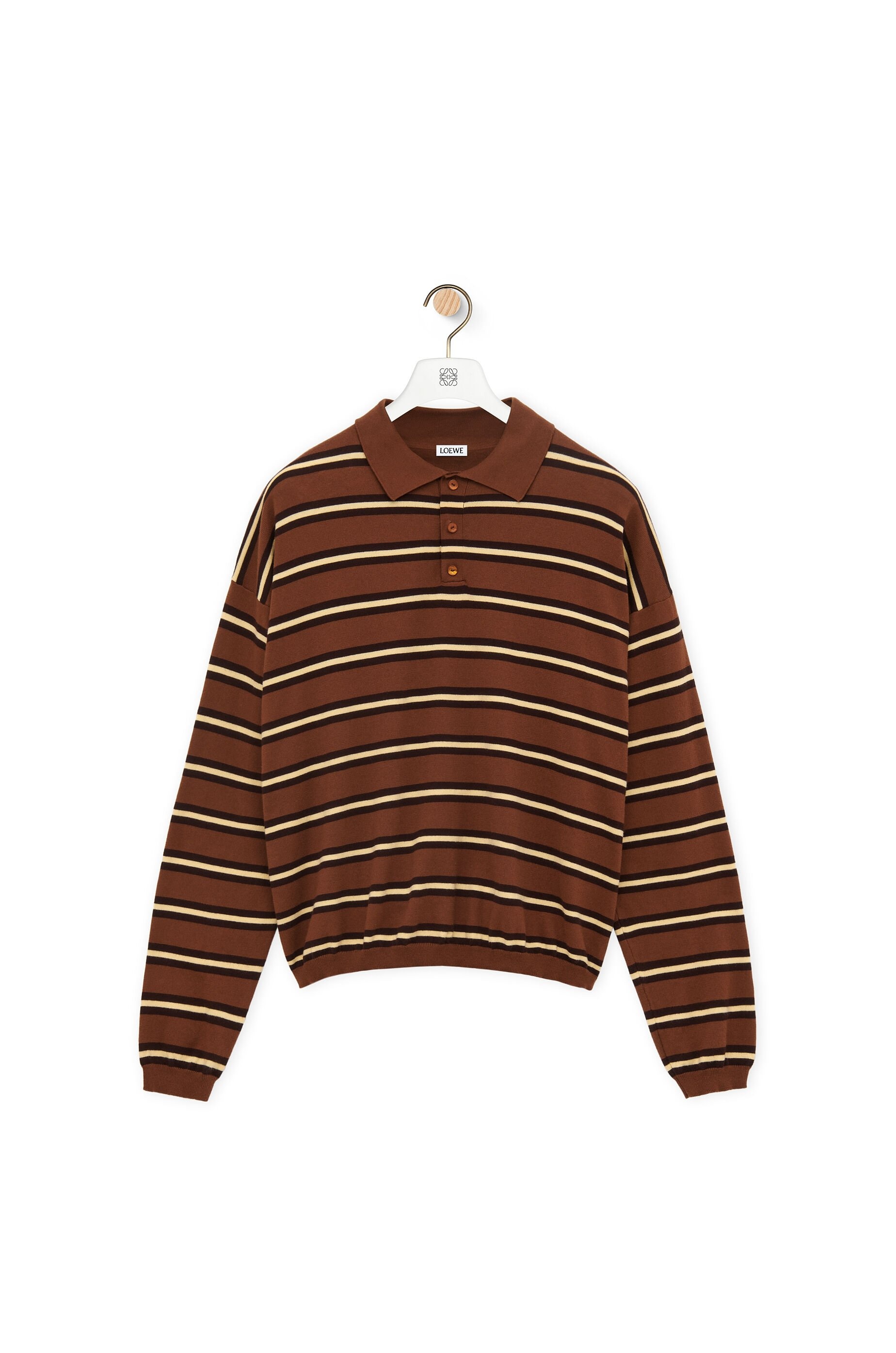Polo sweater in cotton - 1