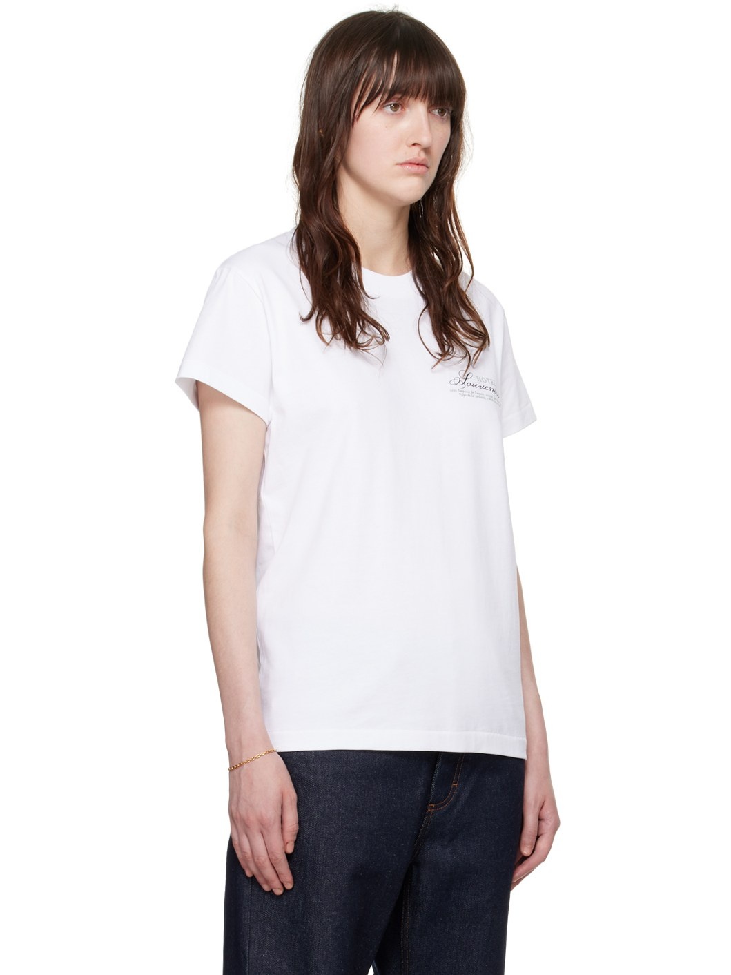 White JJJJound Edition 'Hôtel Souvenirs' T-Shirt - 2