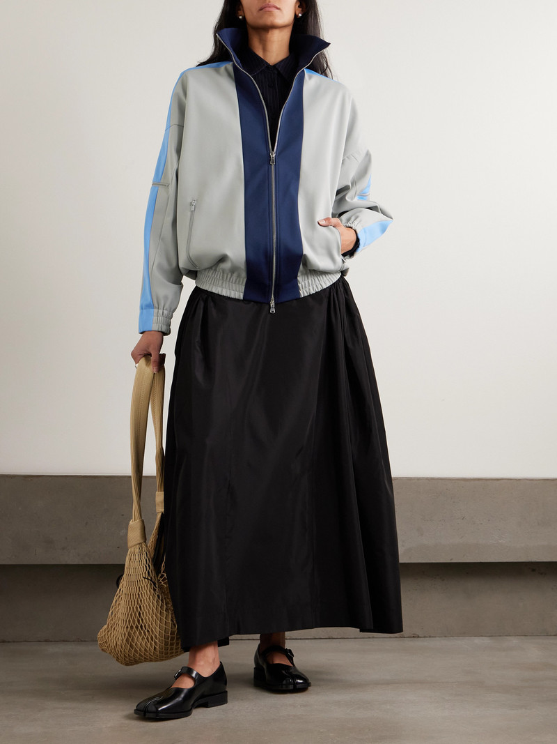 Tibi Color-blocked Jersey Jacket outlook