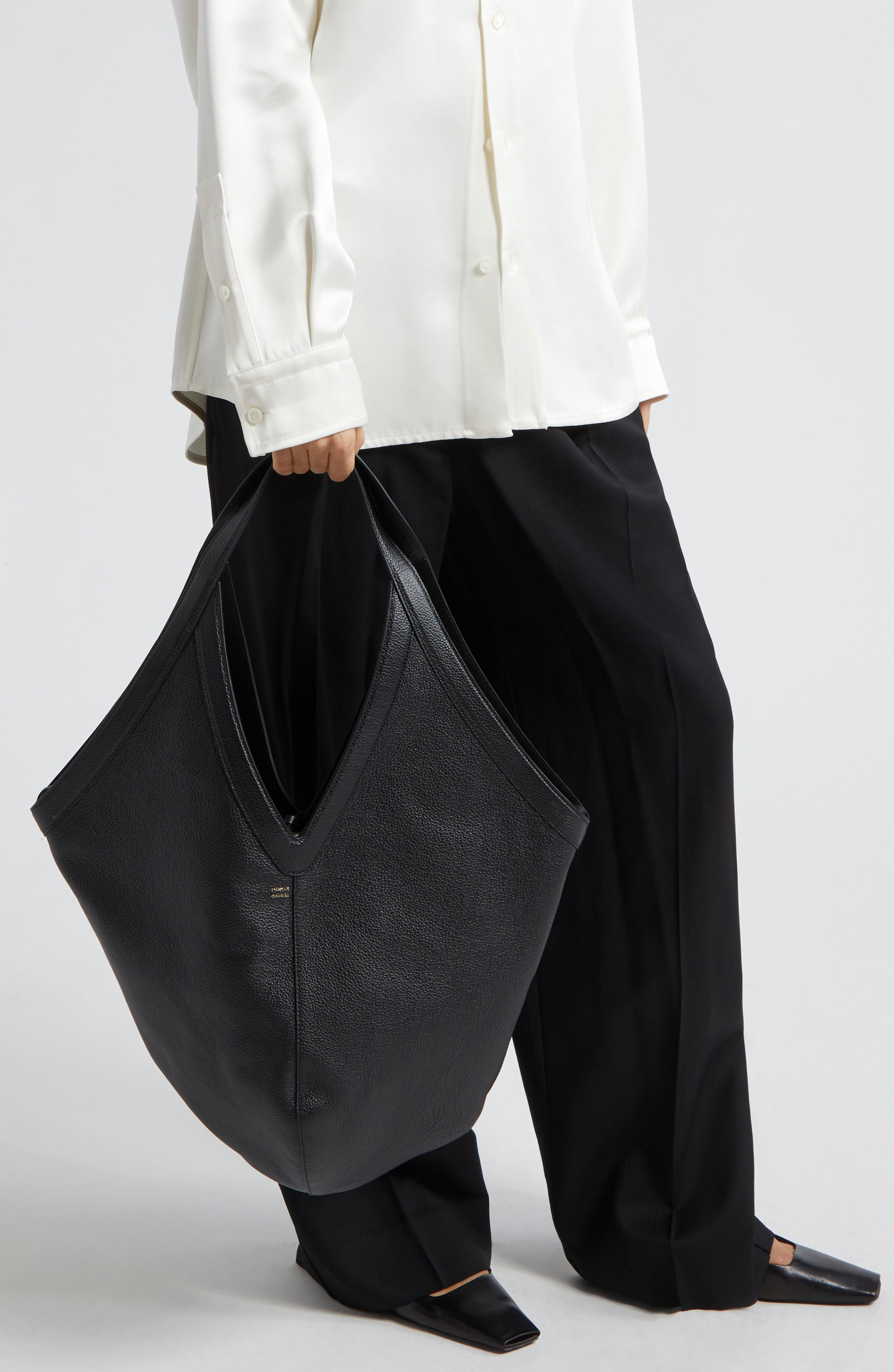 Soft M Leather Hobo Bag - 2