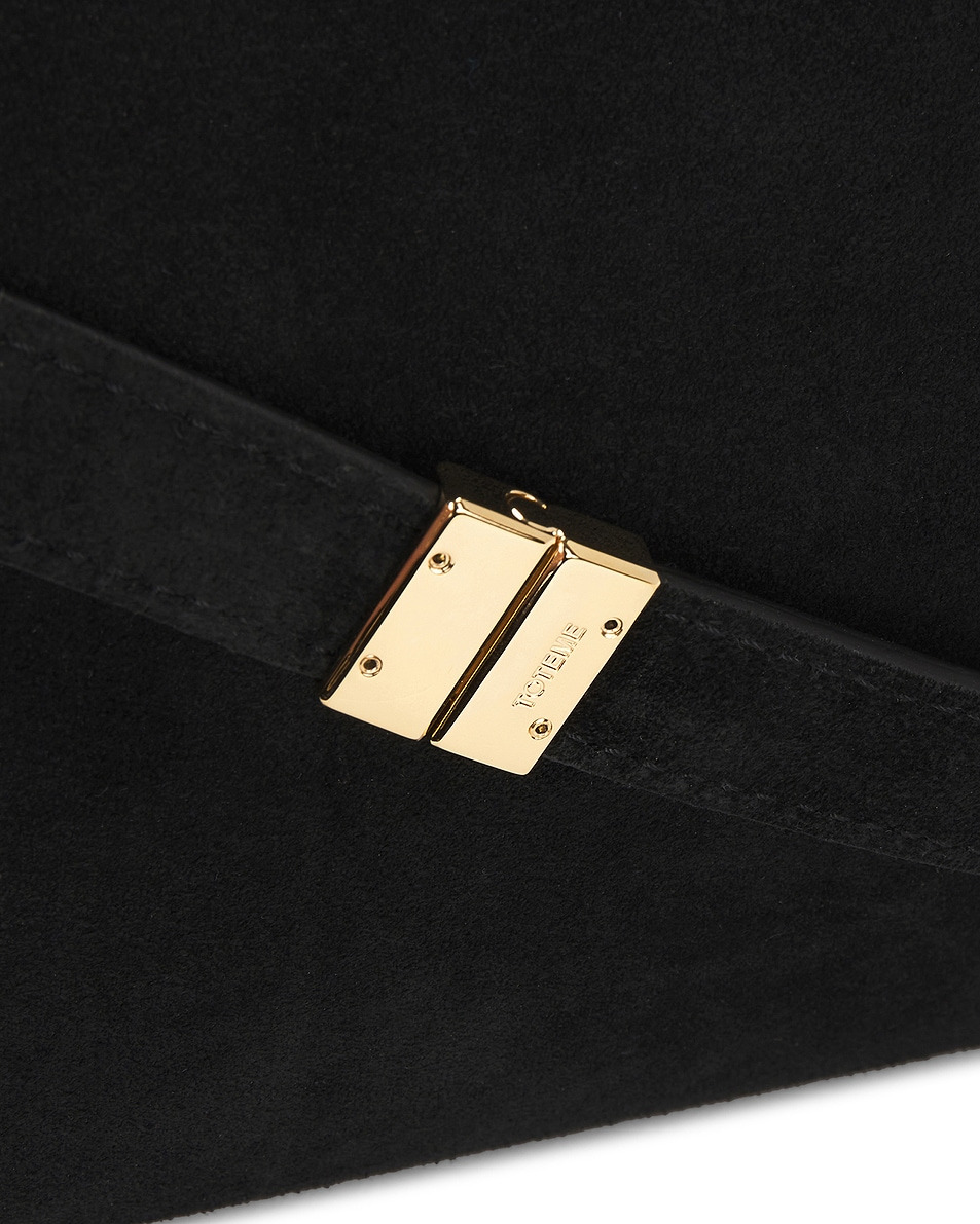 Suede Scoop Clutch - 7