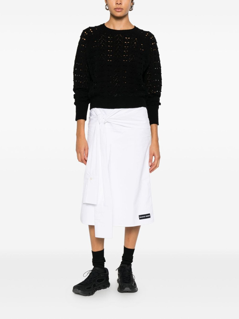 CECILIE BAHNSEN openwork sweater outlook