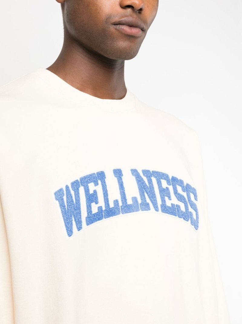 Wellness-appliquÃÂ© cotton sweatshirt 6