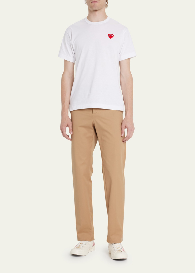 Comme Des Garçons Men's Cotton Jersey Heart T-Shirt outlook