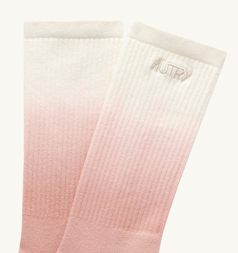 AUTRY UNISEX TYE & DYE EMBROIDERED LOGO SOCK outlook