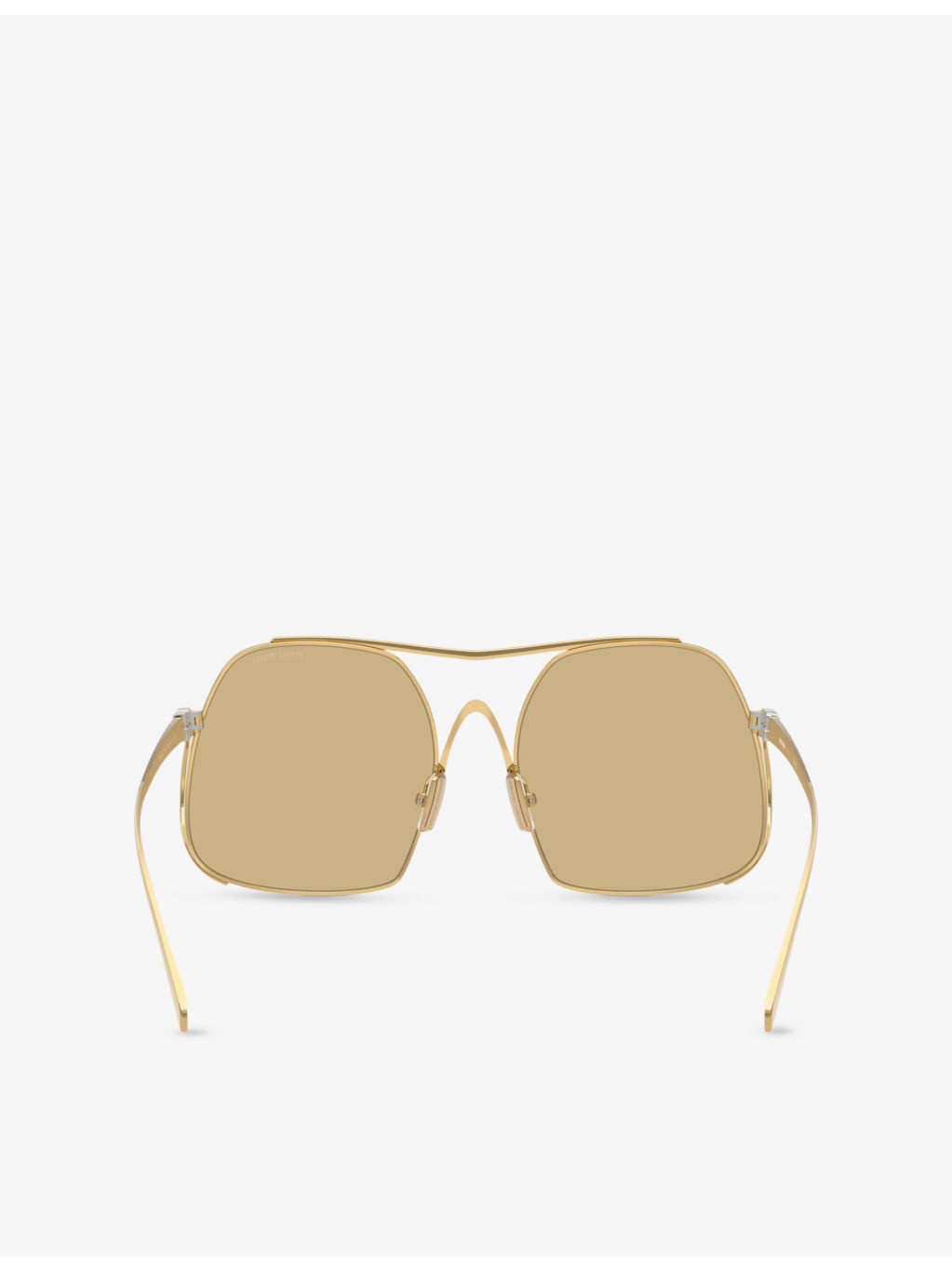 MU A55S Square-Frame Metal Sunglasses - 4