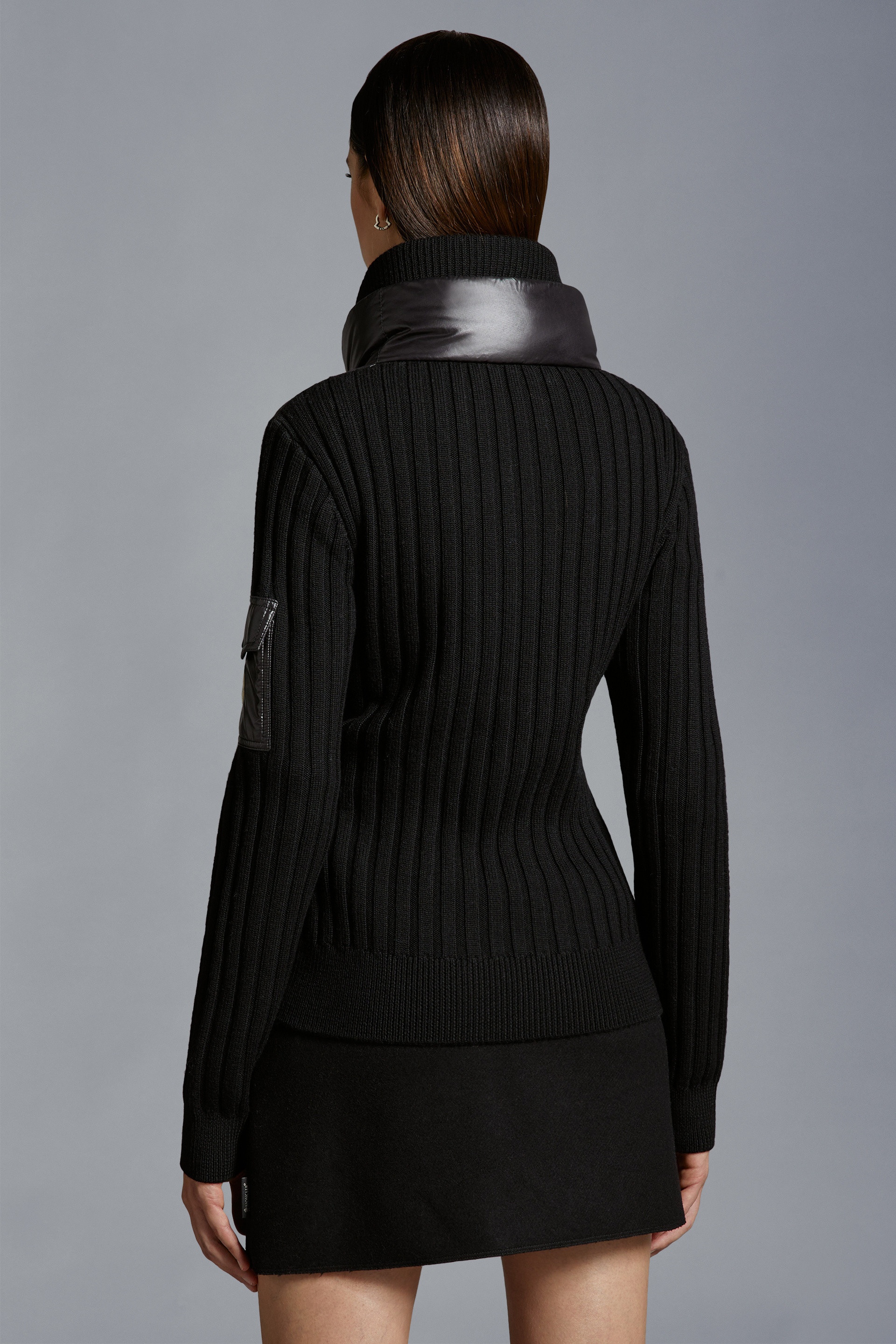 Padded Wool Cardigan - 5