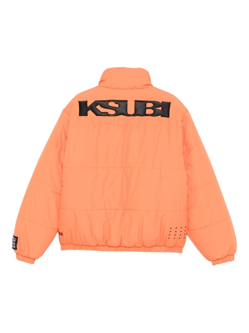logo-print puffer jacket - 2