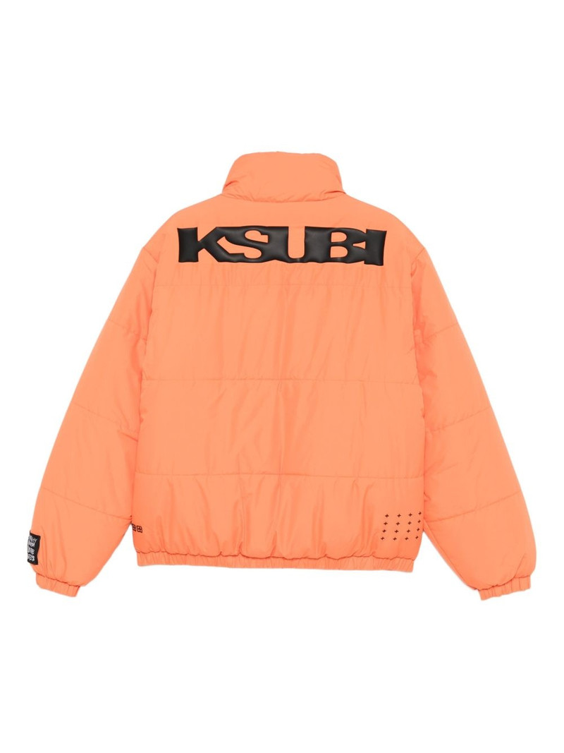 Ksubi logo-print puffer jacket outlook