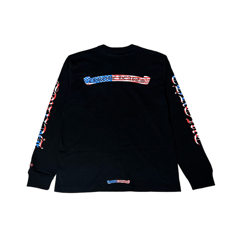 Chrome Hearts America L/S T-Shirt Black - 1